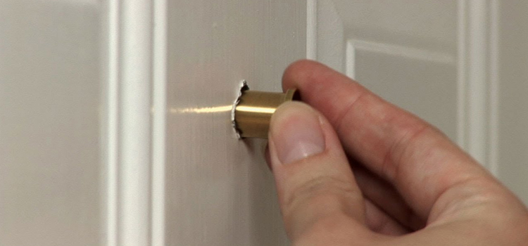 peephole door repair in Clearlake