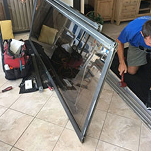 sliding glass door frame repair Clearlake